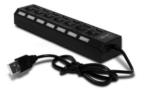 Hub Usb 7 Portas Com Chave Seletora 2.0 High Speed KNUP Hub Usb 7 Portas Com Chave Seletora 2.0 High Speed KNUP