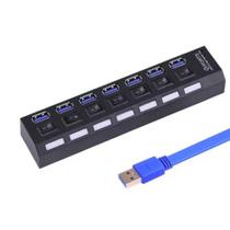 Hub Usb 7 Portas Usb 3.0 Port Adapter Powered Splitter Converter Expansor Para Pc FY-377