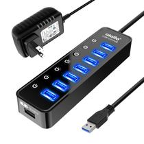 Hub USB Atolla Hub de dados USB 3.0 de 7 portas com porta de carregamento