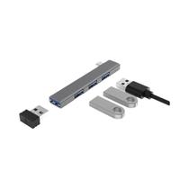Hub USB C 3.0 3.1 Com 4 Portas, Adaptador Multi OTG Para Acessórios De PC Xiaomi E Lenovo