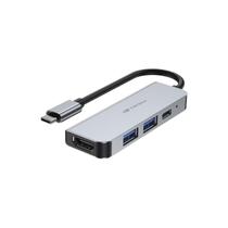 Hub Usb-c 3.0 4 Portas C/Saída Hdmi 4k Hu-d50gy Cinza - C3tech