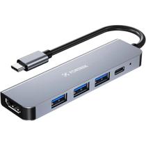 Hub USB-C 5 Portas Fortrek DC53 Hub USB-C 5 Portas Fortrek DC53