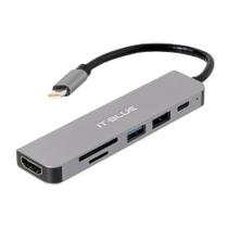 Hub USB-C 6 em 1 Modelo LE4137 - It.Blue Hub USB-C 6 em 1 Modelo LE4137 - It.Blue