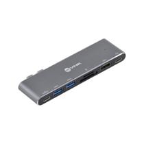 Hub USB-C 7 em 2 com HDMI, Thunderbolt 3, PD 100W, USB 3.0 e Leitor SD/TF Hub USB-C 7 em 2 com HDMI, Thunderbolt 3, PD 100W, USB 3.0 e Leitor SD/TF