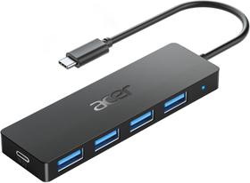 Hub USB C Acer 4 portas USB 3.0 com porta de alimentação tipo C de 0,2 m