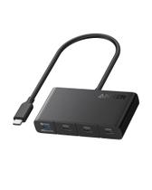 Hub USB-C Anker Fast USB 3.2 de 10 Gbps com entrada PD de 100 W e 4 portas