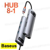 Hub Usb-c Baseus 8 Em 1 Dockstation Hdmi 4k Thunderbolt 3.0