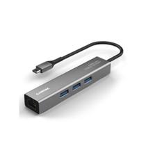 Hub Usb-C Com 3 Portas USB 3.2, Com 1 Porta Rede Gigabit, Comtac, Aluminium 20139454