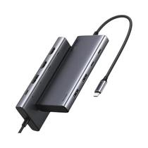 Hub USB C Com Triplo Display 10Gbps Adaptador HDMI 4K Dock 8-em-1 Para MacBook pro Air PC USB3.2 PD Hub USB C Com Triplo Display 10Gbps Adaptador HDMI 4K Dock 8-em-1 Para MacBook pro Air PC USB3.2 PD