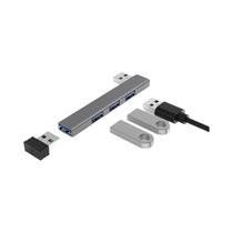 Hub USB C De 4 Portas 3.0 Tipo C 3.1 Adaptador OTG Multifuncional Para Vários Dispositivos De