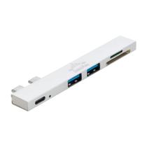 Hub USB-C Dual Type-C 5 em 1 para 2*USB 2.0 + SD card + PD Charger - Cabos & Plugs