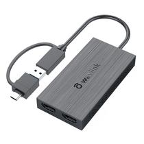 Hub USB-C e USB Para 2 Monitores HDMI Alta Compatibilidade