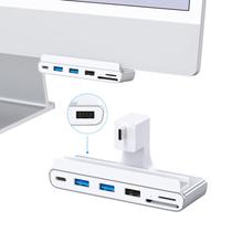 Hub USB C GEWOKLIY 7 em 1 com USB 3.0 de 5 Gbps para iMac de 24 polegadas Hub USB C GEWOKLIY 7 em 1 com USB 3.0 de 5 Gbps para iMac de 24 polegadas