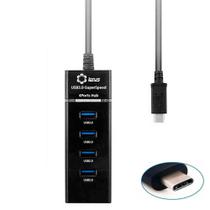 Hub USB-C LT-H018 4 Portas 1x USB 3.0 + 3x USB 2.0 Hub USB-C LT-H018 4 Portas 1x USB 3.0 + 3x USB 2.0
