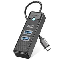 Hub USB C ORICO, 3 portas, adaptador USB 3.1 tipo C para USB 3.0