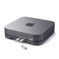 Hub USB C Suporte e hub de alumínio Satechi Type-C para Mac Mini
