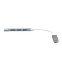 Hub Usb-C Tipo-C 3 Portas Usb 2.0 1 Porta Usb 3.0 Chumbo