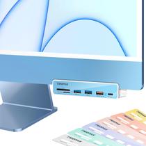 Hub USB C TWOPAN 6 em 1 para iMac M4/M3/M1 com USB 3.0 e SD