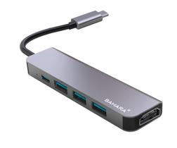 Hub USB-C ZERODAMAGE SAHARA 5 em 1 HDMI USB 3.0 PD