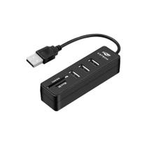 Hub USB C3tech, USB 2.0, 5 Portas, Preto Hub USB C3tech, USB 2.0, 5 Portas, Preto