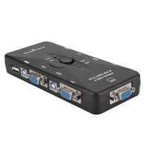Hub Usb Chaveador Switch Kvm 4 Portas Vga Mouse Teclado Hub Usb Chaveador Switch Kvm 4 Portas Vga Mouse Teclado