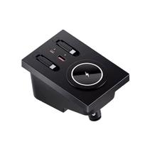Hub USB com Carregador Sem Fio Pitruves para Volvo XC60 XC90 S90 Hub USB com Carregador Sem Fio Pitruves para Volvo XC60 XC90 S90