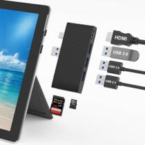 Hub USB de docking station com HDMI para Surface Pro 4/5/6