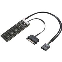 Hub USB interno, divisor de 4 portas USB 2.0 para CPU WiFi RGB