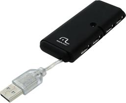 Hub Usb Multilaser Slim 2.0 Ac064 4 Portas Preto