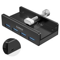 Hub USB ORICO MH4PU USB 3.0 de 4 portas com braçadeira e porta de alimentação