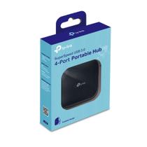 Hub USB Portátil TP-Link UH400, 4 Portas USB 3.0, Plug & Play, Cabo Embutido, Compacto e Resistente