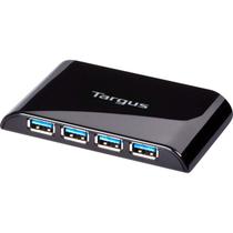 Hub USB Targus USB 3.0 SuperSpeed de 4 portas com adaptador AC Hub USB Targus USB 3.0 SuperSpeed de 4 portas com adaptador AC