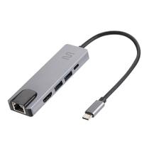 Hub Usb Tipo-c 5 Em 1 - Ac447 Hub Usb Tipo-c 5 Em 1 - Ac447