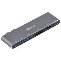 Hub USB Tipo C 7 em 2-2 USB 3.0 Leitor de Cartao SD TF HDMI Thunderbolt 3 Power Delivery 100W HC-72 Hub USB Tipo C 7 em 2-2 USB 3.0 Leitor de Cartao SD TF HDMI Thunderbolt 3 Power Delivery 100W HC-72