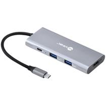 Hub Usb Tipo C com 3 Usb 3.0 + Leitor Sd/tf - HC-7 Pct /1