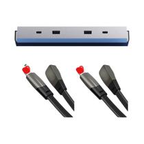 Hub USB Tipo-C De Carregamento Rápido 65W Para Tesla Model Y Model 3 Highland TESY Dock De Expansão