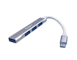 HUB USB Tipo-C Macho x 4 USB 3.0 Fêmea 5 Gbps - Shinka