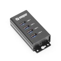 Hub USB USBGear de 4 portas USB 3.2 Gen 1 com adaptador de alimentação 5V/2A