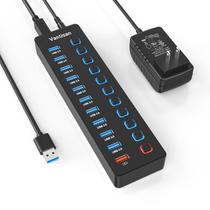 Hub USB Vantisan de 11 portas USB 3.0 com 10 portas de transferência de dados