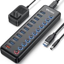 Hub USB Wenter 11 Portas - 10 USB 3.0 + 1 Carregamento Rápido