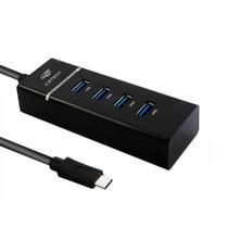Hub USBC-USB 3.0 4 portas HU-C300BK C3Tech - C3-Tech