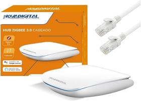 Hub zigbee 3.0 cabeado mesh rj45 alexa google home branco