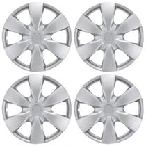 Hubcaps BDK para capas de rodas de carro, pacote com 4 clipes de pressão de 15” Hubcaps BDK para capas de rodas de carro, pacote com 4 clipes de pressão de 15”