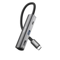 Hubonic Hub Adaptador USB Type C 3.0 da Hubonic com 3 Portas HDMI 4K PD100W 5Gbps Liga de Alumínio Hubonic Hub Adaptador USB Type C 3.0 da Hubonic com 3 Portas HDMI 4K PD100W 5Gbps Liga de Alumínio