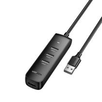 HUBUSB 3.0 2.0 UGREEN Ultra Mini 4 Portas Usb 3.0 Divisor Micro