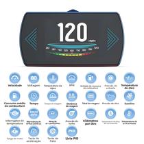 HUD Automotivo De Sistema Duplo P12S OBD2: Medidor De Velocidade E Combustível, Leitor De Código De HUD Automotivo De Sistema Duplo P12S OBD2: Medidor De Velocidade E Combustível, Leitor De Código De