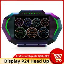 HUD Digital Para Carro Com GPS OBD2, Display Head-Up, Velocímetro, Tacômetro, Medidor De Temperatura HUD Digital Para Carro Com GPS OBD2, Display Head-Up, Velocímetro, Tacômetro, Medidor De Temperatura