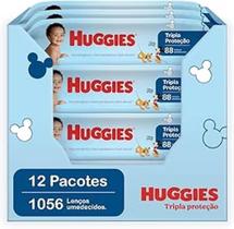 Huggies Lenços Umedecidos Higiene Diária Rendem 2x Mais 12 x 88 Un