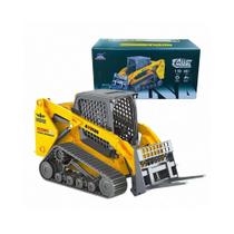 Huina miniatura 1/50 metal static tracked bocat empilhadeira 1706