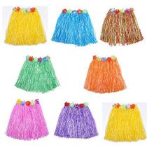 Hula Skirts HLJGift, luau florido para crianças, pacote com 8 Hula Skirts HLJGift, luau florido para crianças, pacote com 8